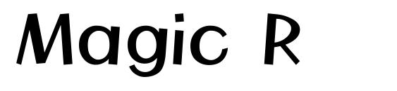 Magic R Font