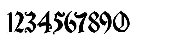 Magic School One Font, Number Fonts