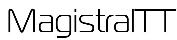 шрифт MagistralTT, бесплатный шрифт MagistralTT, предварительный просмотр шрифта MagistralTT