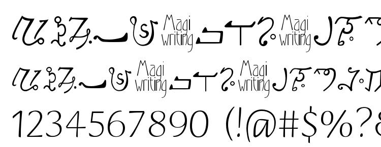 glyphs Magiwriting font, сharacters Magiwriting font, symbols Magiwriting font, character map Magiwriting font, preview Magiwriting font, abc Magiwriting font, Magiwriting font