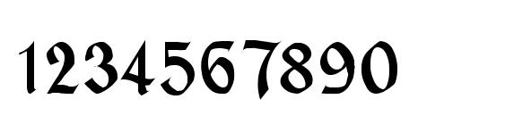 MAGNETA Regular Font, Number Fonts