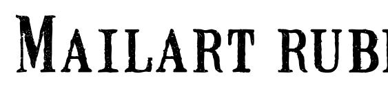 шрифт Mailart rubberstamp, бесплатный шрифт Mailart rubberstamp, предварительный просмотр шрифта Mailart rubberstamp