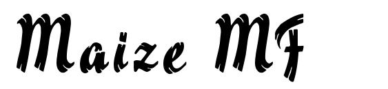 шрифт Maize MF, бесплатный шрифт Maize MF, предварительный просмотр шрифта Maize MF