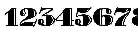 Makler Deco Font, Number Fonts