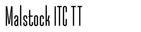 Malstock ITC TT font, free Malstock ITC TT font, preview Malstock ITC TT font