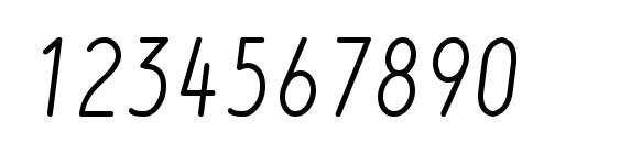 Malvern lf italic Font, Number Fonts