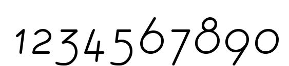 Malvern sc italic Font, Number Fonts