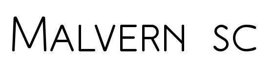 шрифт Malvern sc, бесплатный шрифт Malvern sc, предварительный просмотр шрифта Malvern sc