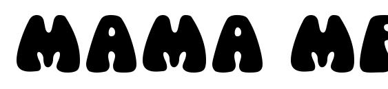 шрифт Mama MF, бесплатный шрифт Mama MF, предварительный просмотр шрифта Mama MF