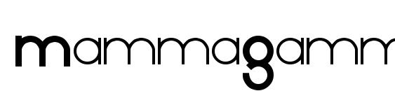 шрифт MammaGamma, бесплатный шрифт MammaGamma, предварительный просмотр шрифта MammaGamma