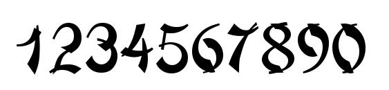 MandarinC Font, Number Fonts