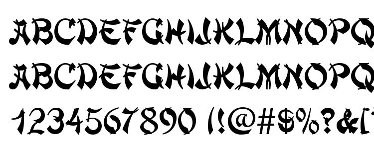 glyphs MandarinD font, сharacters MandarinD font, symbols MandarinD font, character map MandarinD font, preview MandarinD font, abc MandarinD font, MandarinD font