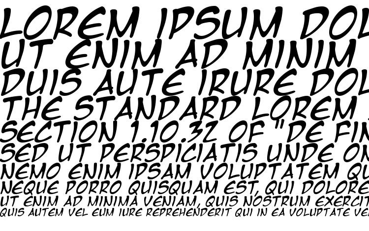 specimens Manga Temple Italic font, sample Manga Temple Italic font, an example of writing Manga Temple Italic font, review Manga Temple Italic font, preview Manga Temple Italic font, Manga Temple Italic font