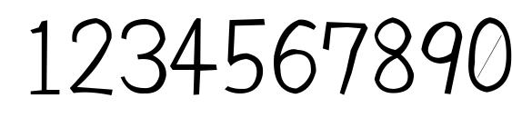 Manjiroshw21 Font, Number Fonts