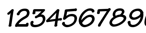 Manual SSi Bold Italic Font, Number Fonts