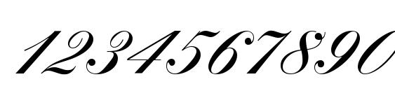 Manuscript Font, Number Fonts