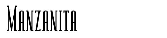 Manzanita Font