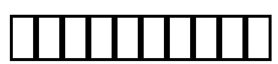 MapInfo Cartographic Font, Number Fonts