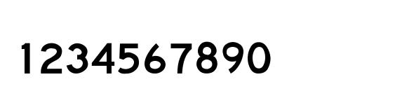 Mapmaker thin regular Font, Number Fonts