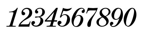 MapType Italic Font, Number Fonts