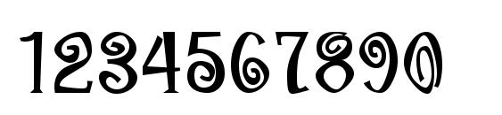Maraca Bold Font, Number Fonts