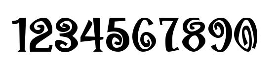 Maraca Extrabold Regular Font, Number Fonts
