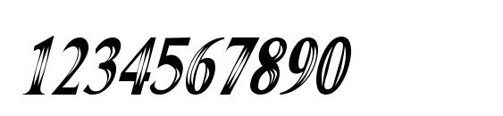 Maranallo High Italic Font, Number Fonts