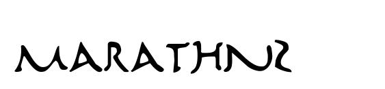 Marathn2 font, free Marathn2 font, preview Marathn2 font
