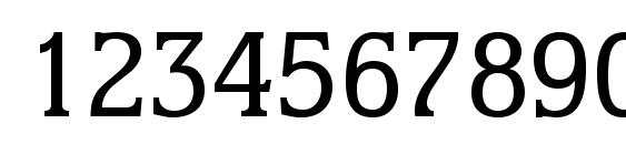 Marburg Regular DB Font, Number Fonts