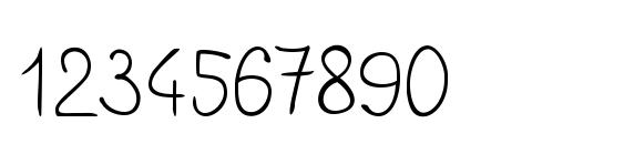 Marcello Handwriting Font, Number Fonts