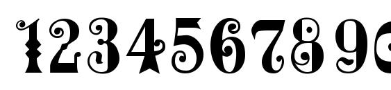 MardiGras Font, Number Fonts