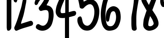 Margarosa Font, Number Fonts