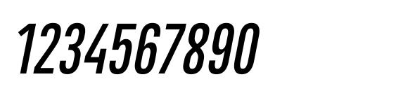 Marianina Cn FY Medium Italic Font, Number Fonts