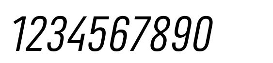 Marianina FY Italic Font, Number Fonts