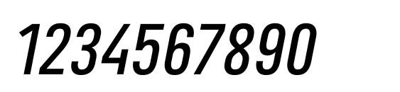 Marianina FY Medium Italic Font, Number Fonts