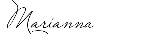 Marianna font, free Marianna font, preview Marianna font