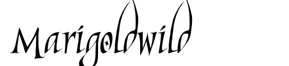Marigoldwild font, free Marigoldwild font, preview Marigoldwild font