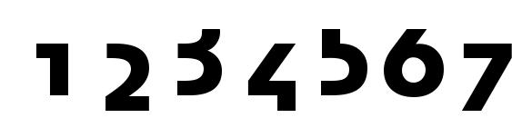 Marina Regular DB Font, Number Fonts