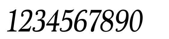 Marion Italic Font, Number Fonts