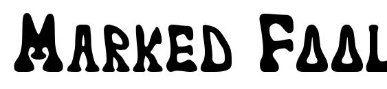 Marked Fool Font