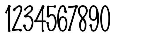 Marker Fine Point Plain Regular Font, Number Fonts