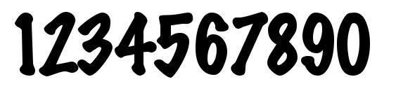 MarkerFeltThin Plain Regular Font, Number Fonts