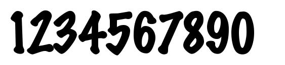 MarkerFeltThin Regular Font, Number Fonts