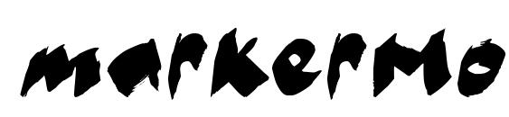 шрифт markerMoe II, бесплатный шрифт markerMoe II, предварительный просмотр шрифта markerMoe II