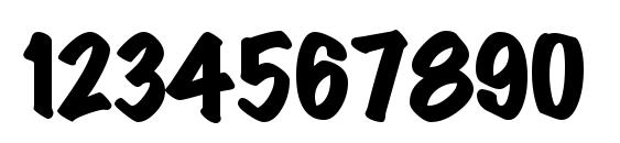 MarkingPenHeavy Regular Font, Number Fonts