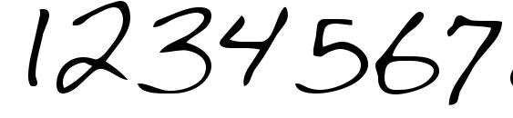 Marko Regular Font, Number Fonts