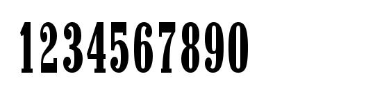 MarlboroCondensed Regular Font, Number Fonts