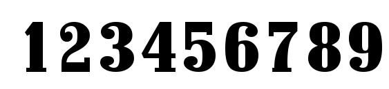 MarlboroWide Regular Font, Number Fonts