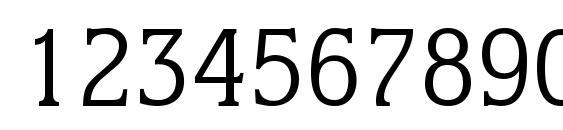 MarlonLightDB Normal Font, Number Fonts