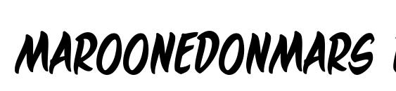 шрифт MaroonedOnMars BB, бесплатный шрифт MaroonedOnMars BB, предварительный просмотр шрифта MaroonedOnMars BB
